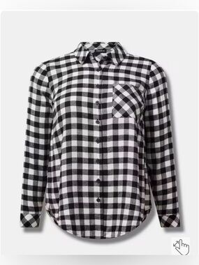 Lizzie Brushed Flannel Shirt